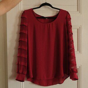 Women's Red Blouse